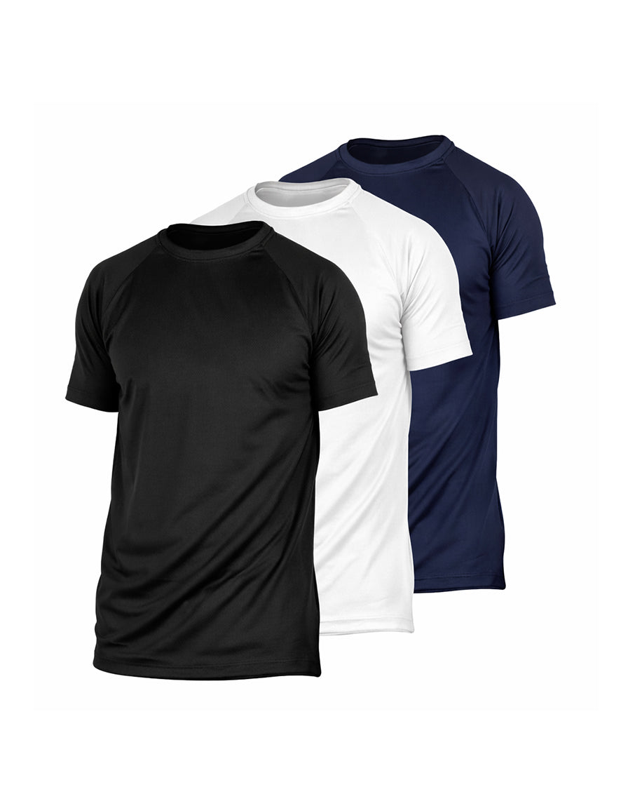 Kit 3 Camisetas Dry fit Tech UV+ - 3 Cores