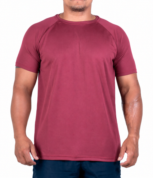 (PLUS SIZE) Camiseta Dry Fit UV50+ - Bordo