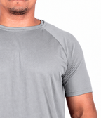 (PLUS SIZE) Camiseta Dry Fit UV50+ - Cinza