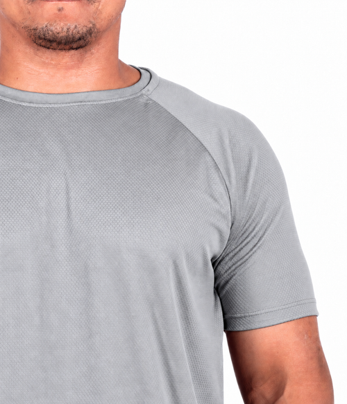 (PLUS SIZE) Camiseta Dry Fit UV50+ - Cinza