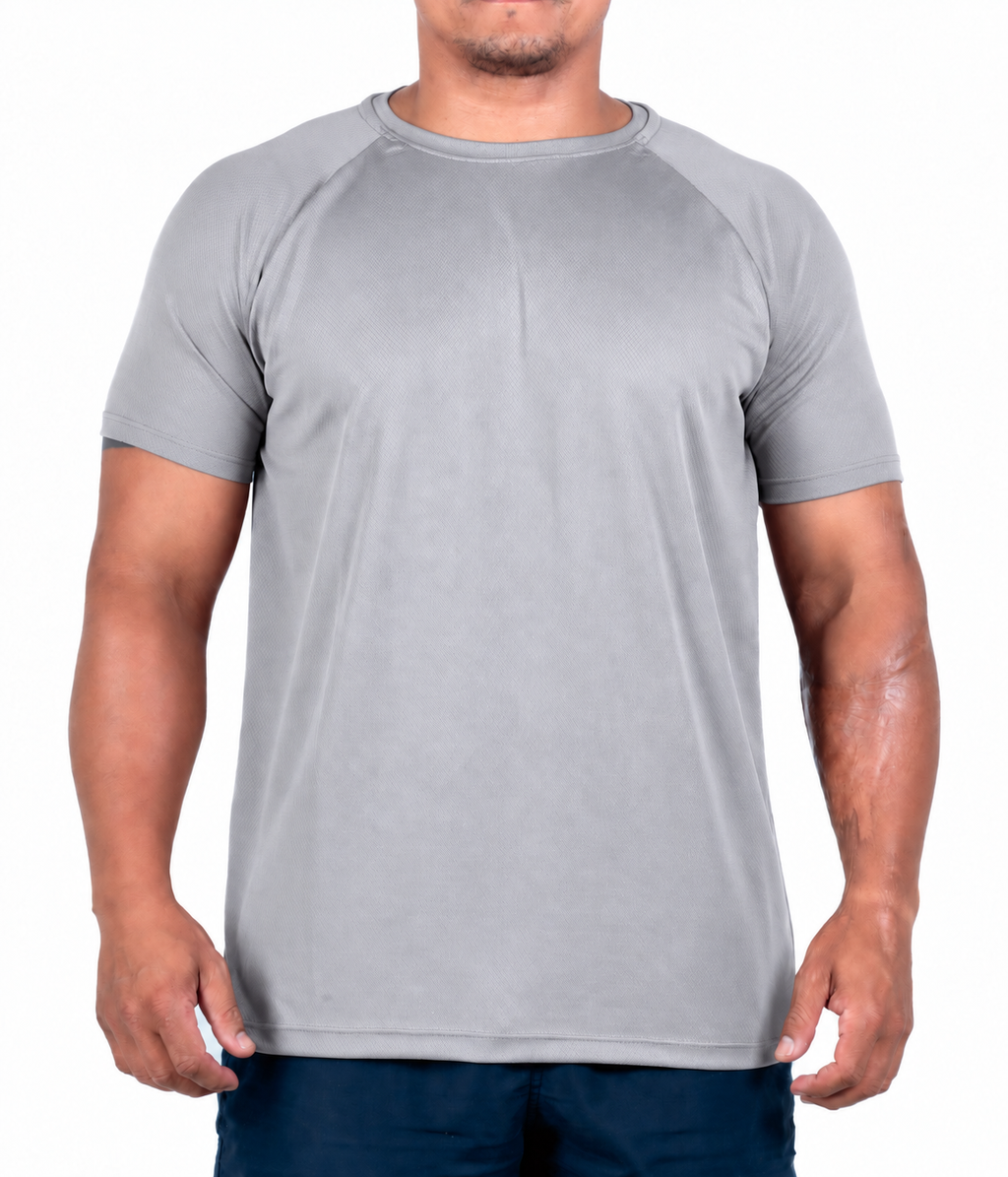 (PLUS SIZE) Camiseta Dry Fit UV50+ - Cinza