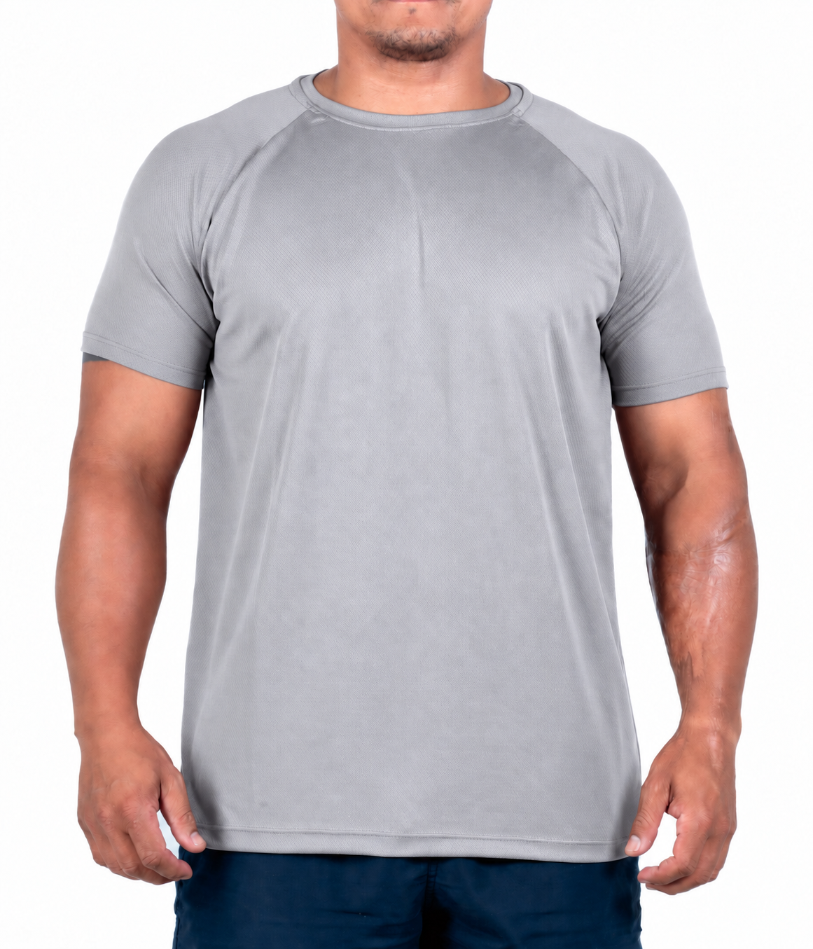 (PLUS SIZE) Camiseta Dry Fit UV50+ - Cinza