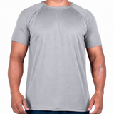 (PLUS SIZE) Camiseta Dry Fit UV50+ - Cinza