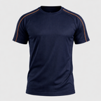 Camiseta Dry Fit Tech com Traçador UV+ - Marinho