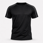 Camiseta Dry Fit Tech com Traçador UV+ - Preta