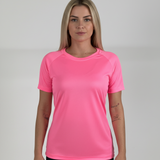 T-shirt Feminina Dry Fit Tech - Pink
