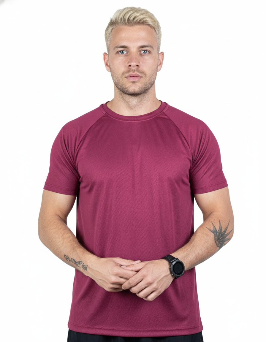 Camiseta Dry Fit Tech UV+ - Bordo