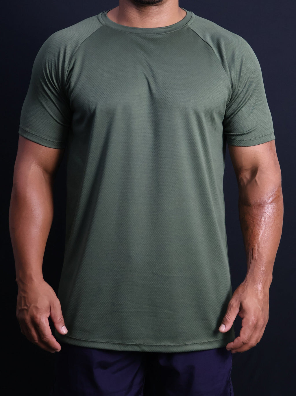 Camiseta Dry Fit Tech UV+ - Verde militar