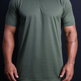 Camiseta Dry Fit Tech UV+ - Verde militar