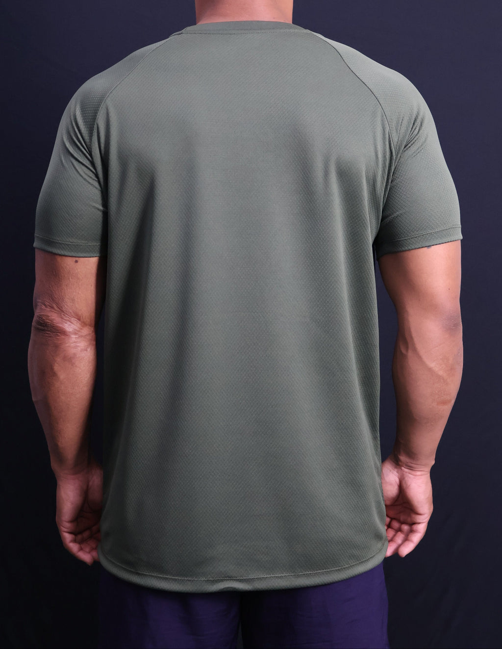 Camiseta Dry Fit Tech UV+ - Verde militar