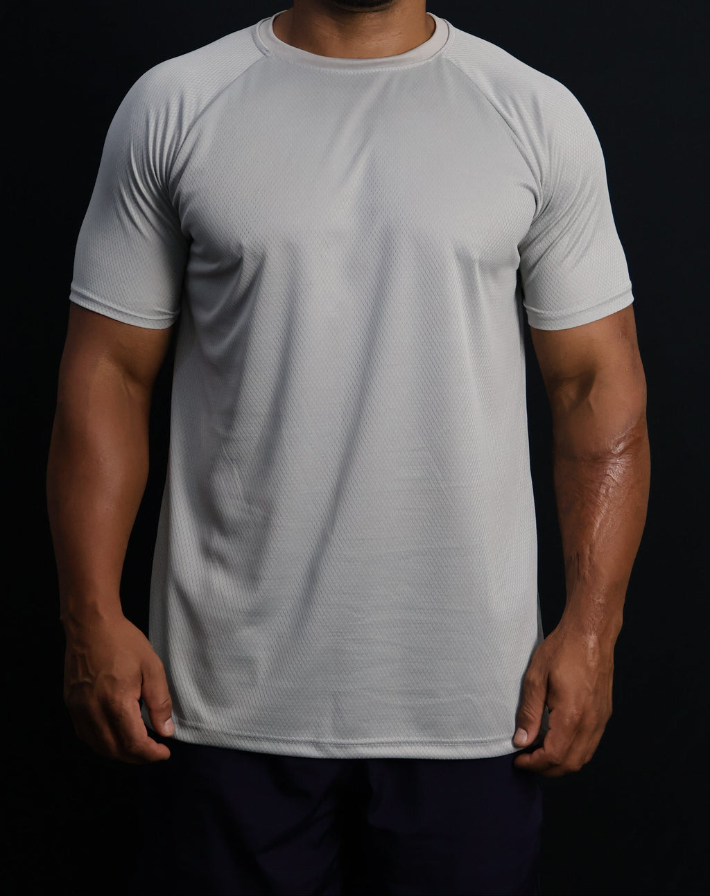 Camiseta Dry Fit Tech UV+ - Cinza
