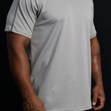 (PLUS SIZE)  Dry Fit traçador - Cinza