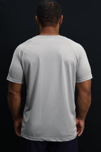 Camiseta Dry Fit Tech com Traçador UV+ - Cinza