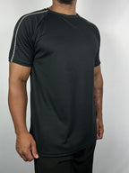Camiseta Dry Fit Tech com Traçador UV+ - Preta