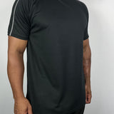 Camiseta Dry Fit Tech com Traçador UV+ - Preta