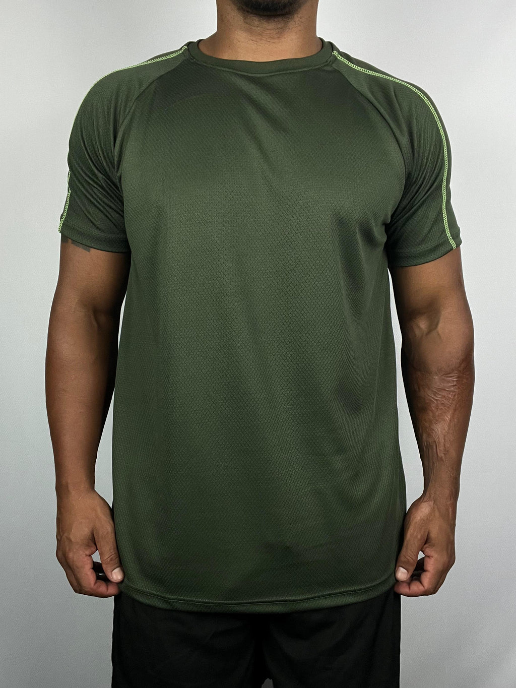 Camiseta Dry Fit Tech com Traçador UV+ Verde