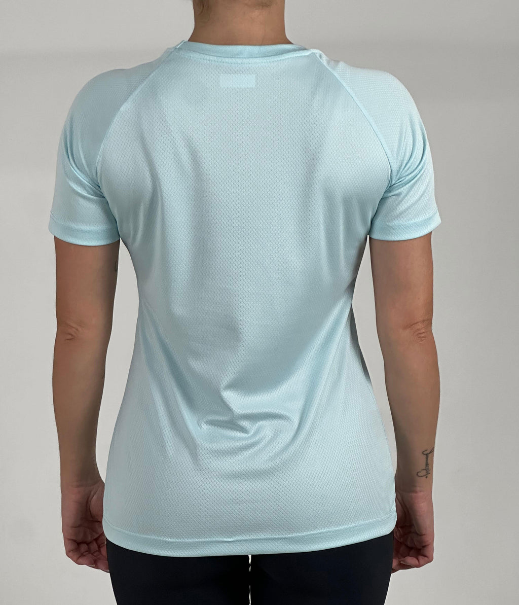T-shirt Feminina Dry Fit Tech -  Baby Blue