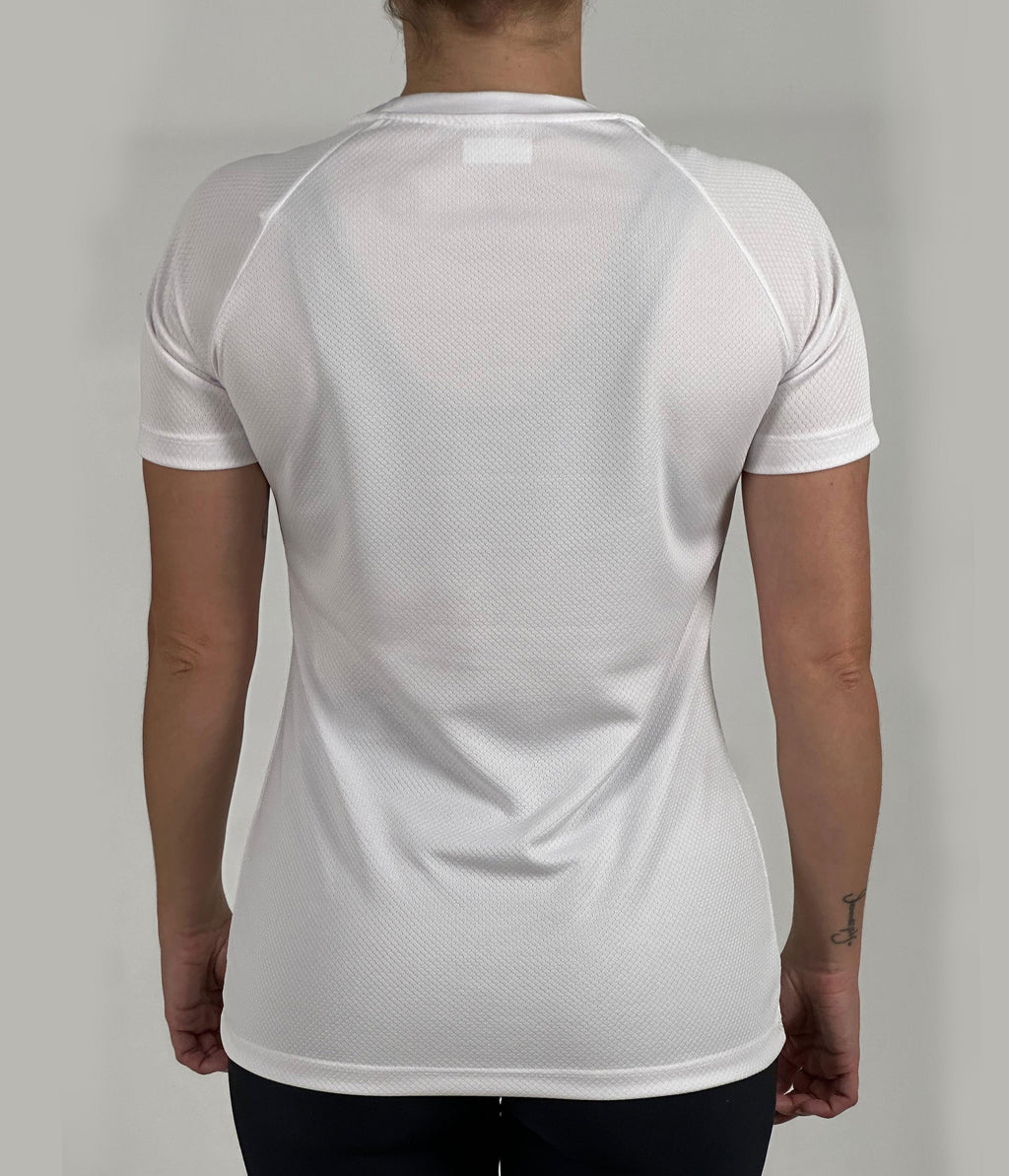 T-shirt Feminina Dry Fit Tech -  Branca