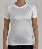 T-shirt Feminina Dry Fit Tech -  Branca