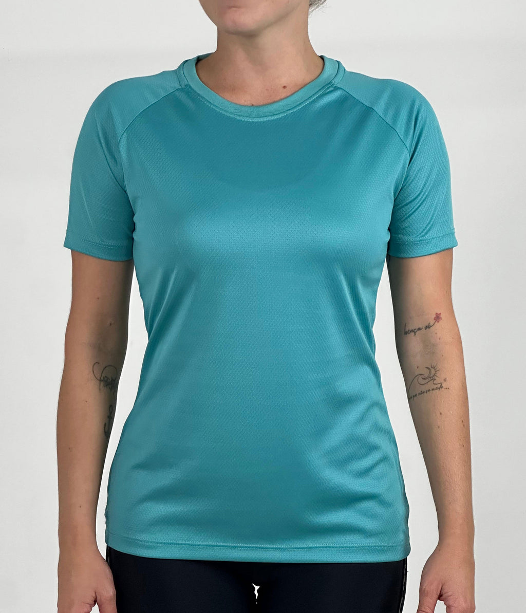 Kit 5 T-shirt Feminina Dry fit Tech UV+