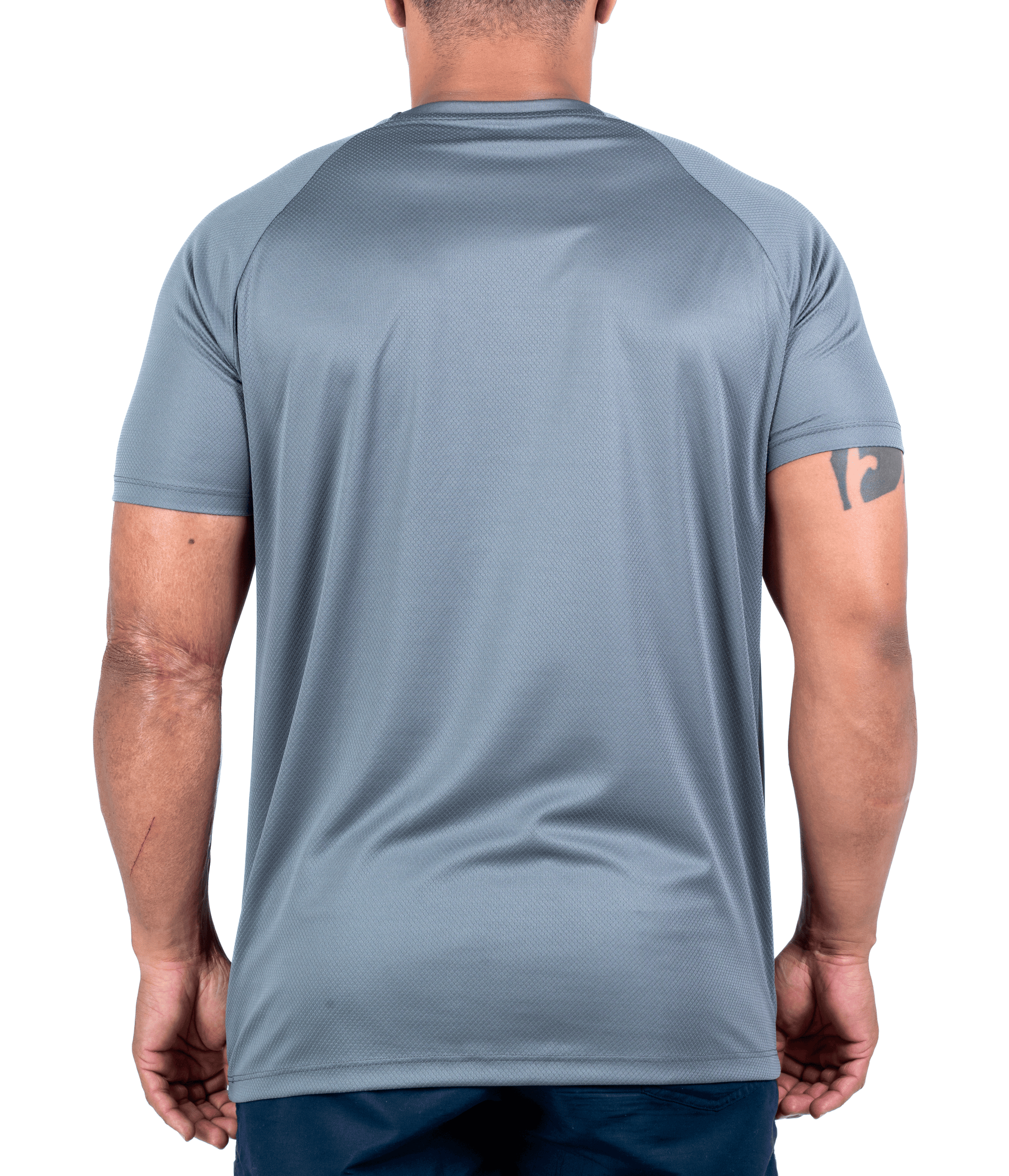 (PLUS SIZE) Camiseta Dry Fit UV50+ - Chumbo