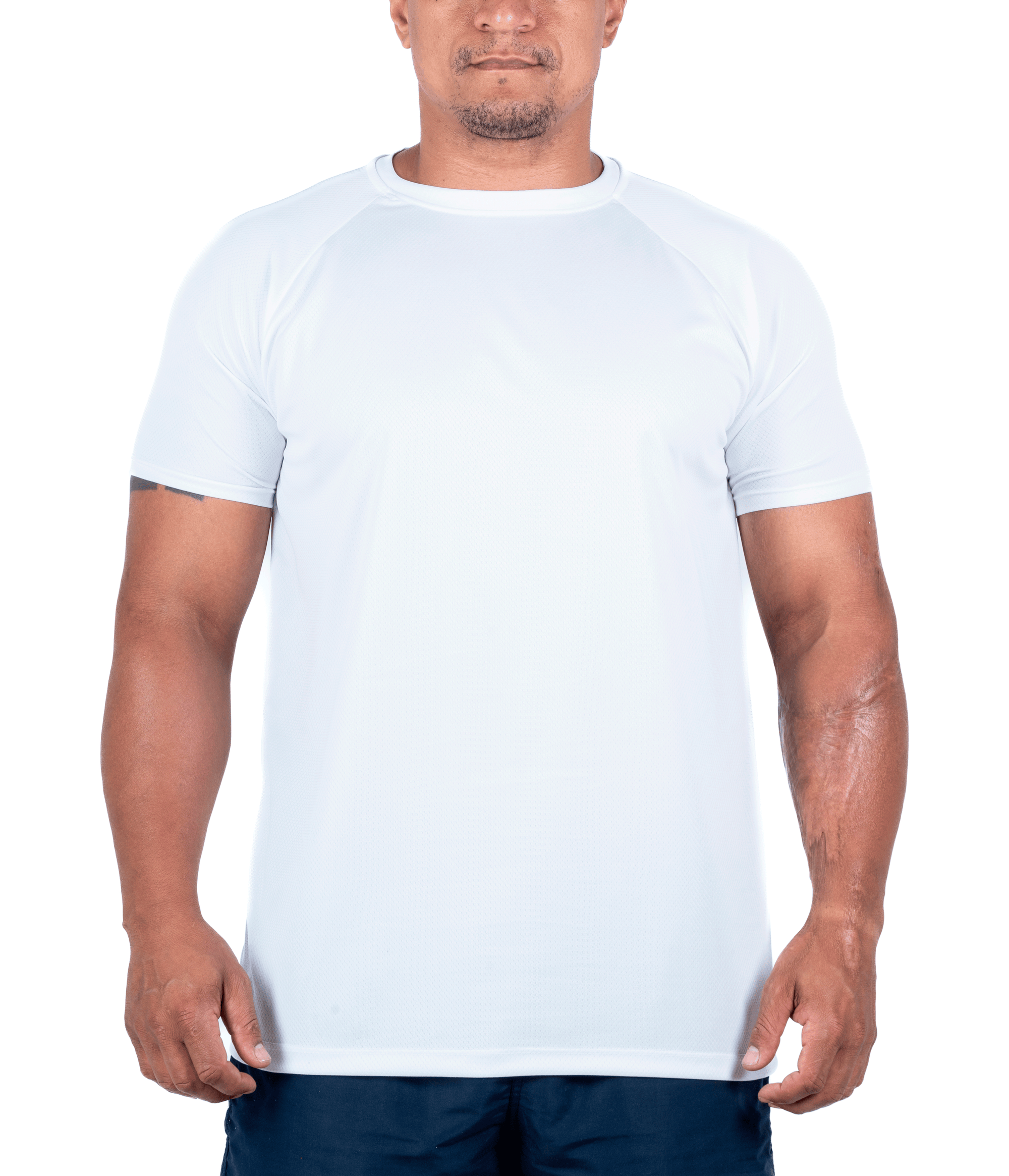 (PLUS SIZE) Camiseta Dry Fit UV50+ -Branca