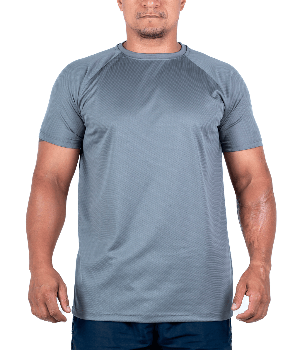 (PLUS SIZE) Camiseta Dry Fit UV50+ - Chumbo