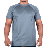 (PLUS SIZE) Camiseta Dry Fit UV50+ - Chumbo
