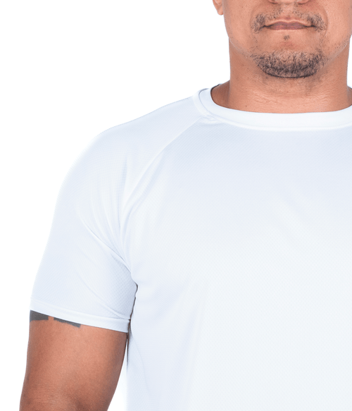 (PLUS SIZE) Camiseta Dry Fit UV50+ -Branca