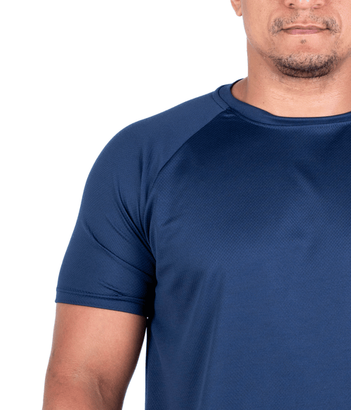 (PLUS SIZE) Camiseta Dry Fit UV50+ - Marinho