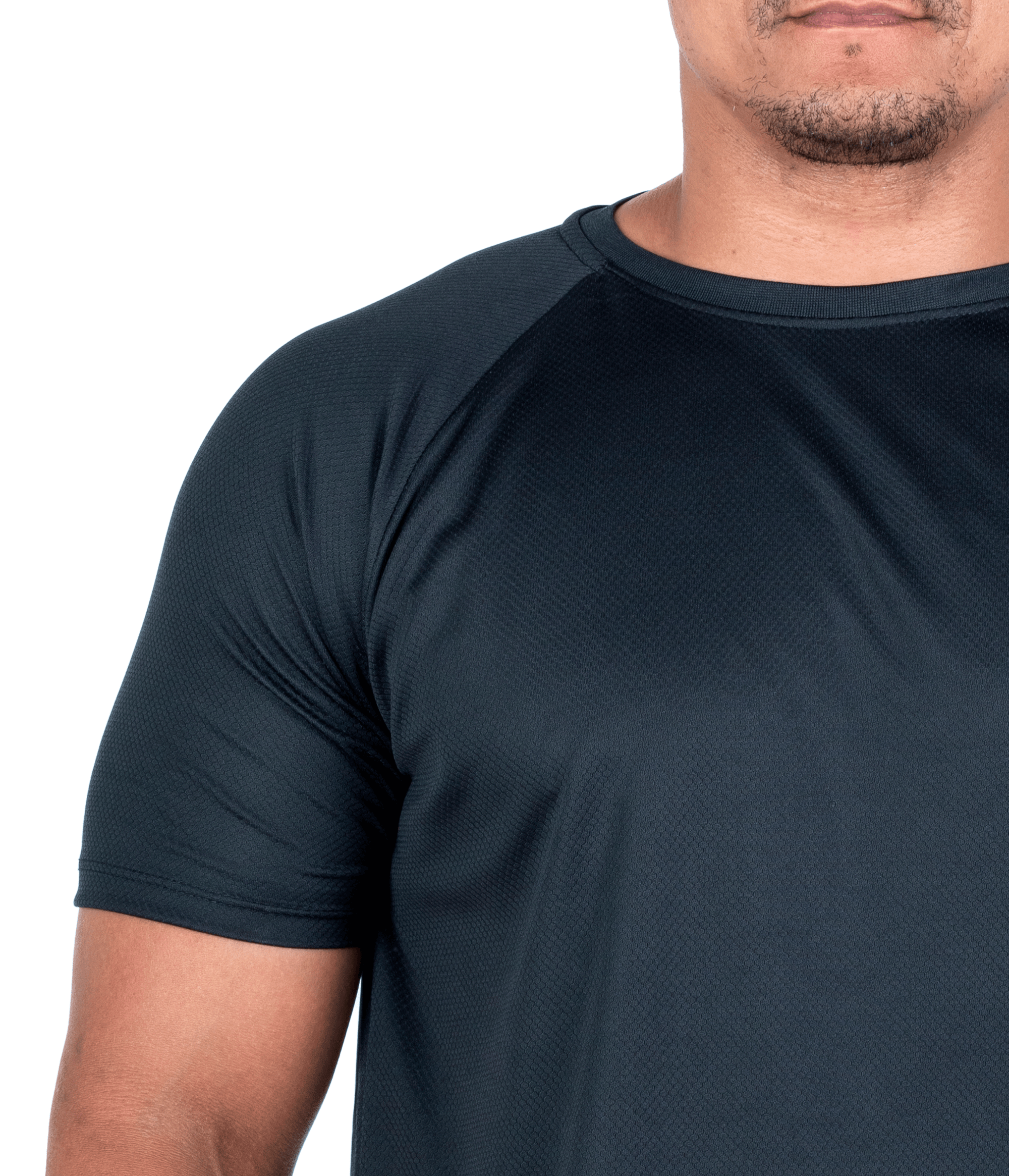 (PLUS SIZE) Camiseta Dry Fit UV50+ -Preta