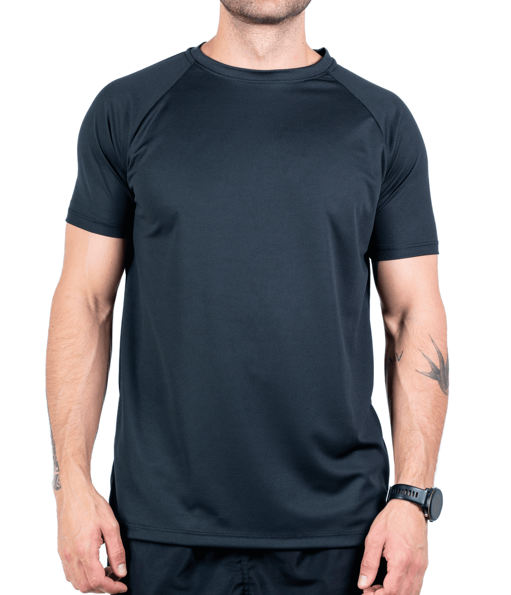 Kit 5 Camisetas Dry fit Tech UV+ - Pretas