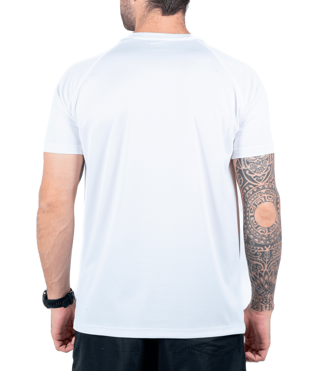 Kit 3 Camisetas Dry fit Tech UV+ - Brancas